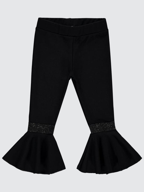 Civil Girls İspanyol Paça 2-5 Yaş Tayt - Siyah