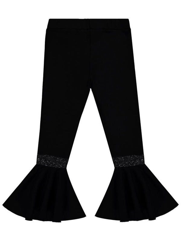 Civil Girls İspanyol Paça 10-13 Yaş Tayt - Siyah