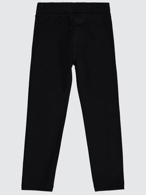 Civil Girls Simli Şeritli 10-13 Yaş Tayt - Siyah