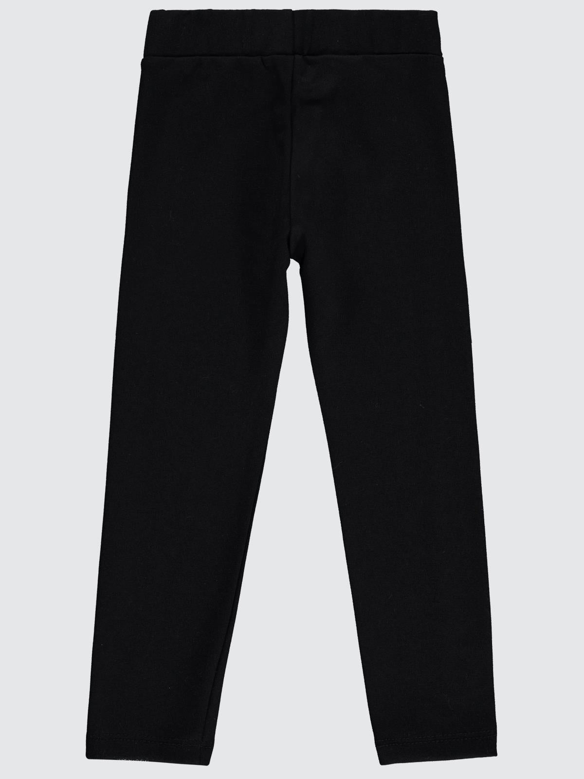 Civil Girls Simli Şeritli 10-13 Yaş Tayt - Siyah