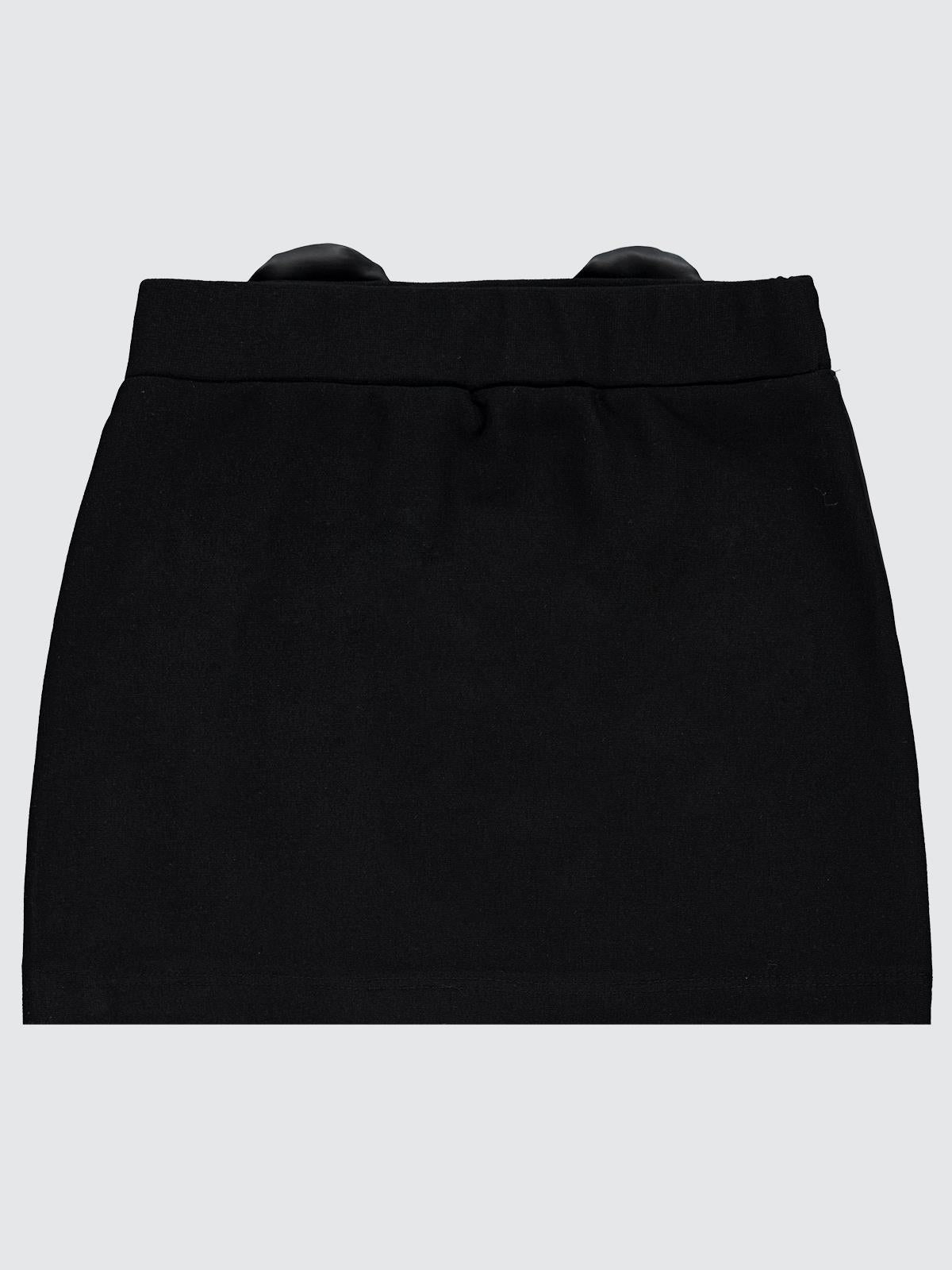 Civil Girls Kedi Nakışlı 2-5 Yaş Etek - Siyah