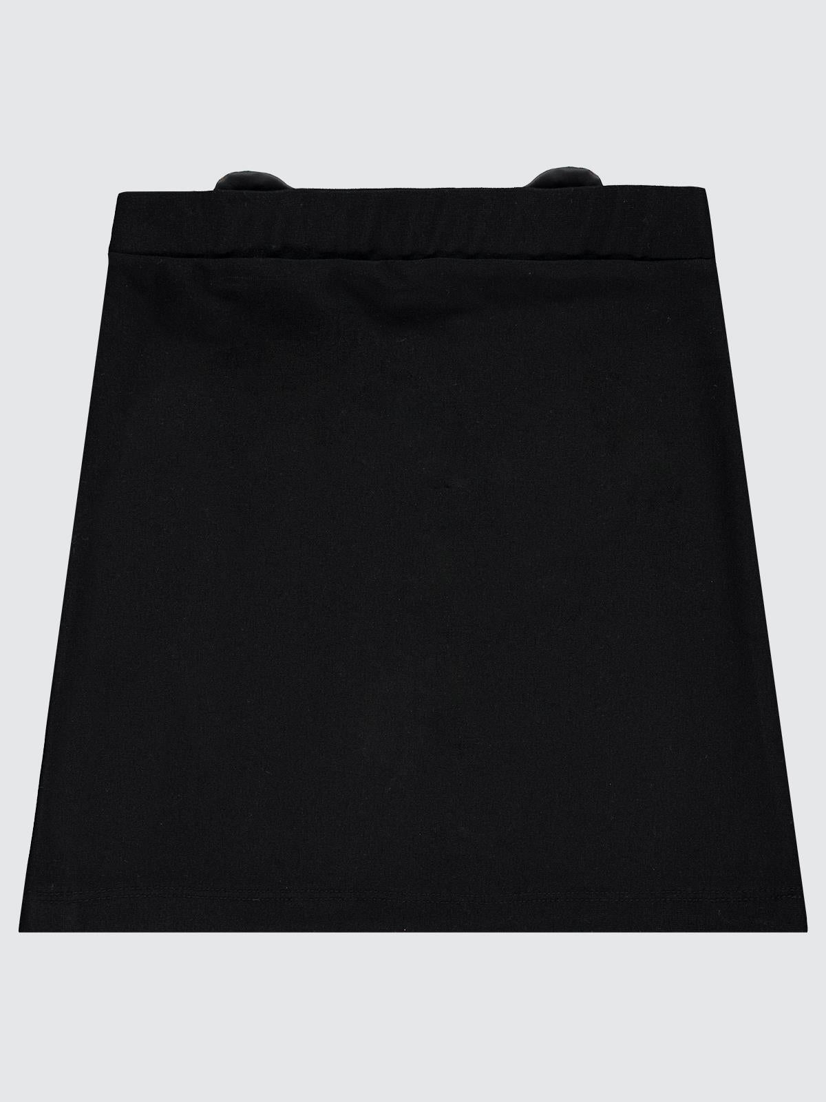 Civil Girls Kedi Nakışlı 6-9 Yaş Etek - Siyah