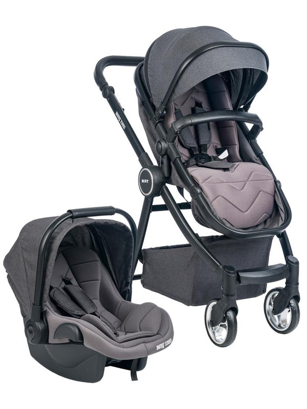 Baby Enzo Best Travel Sistem Bebek Arabası - Gri