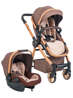 Baby Enzo Best Travel Sistem Bebek Arabası - Kahverengi