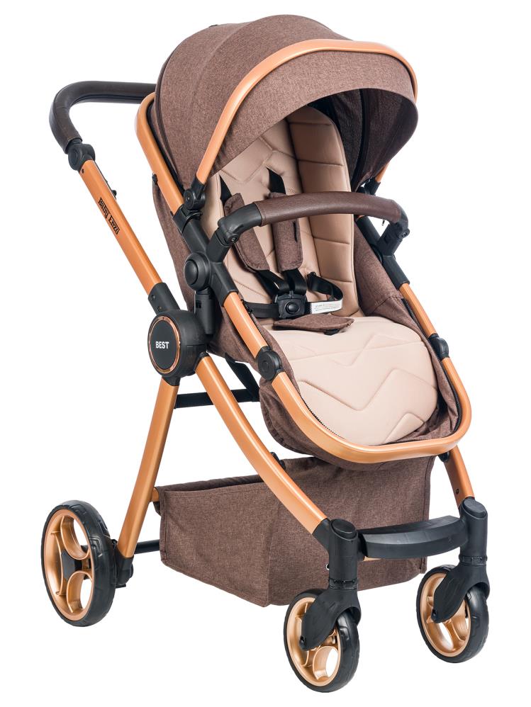 Baby Enzo Best Travel Sistem Bebek Arabası - Kahverengi