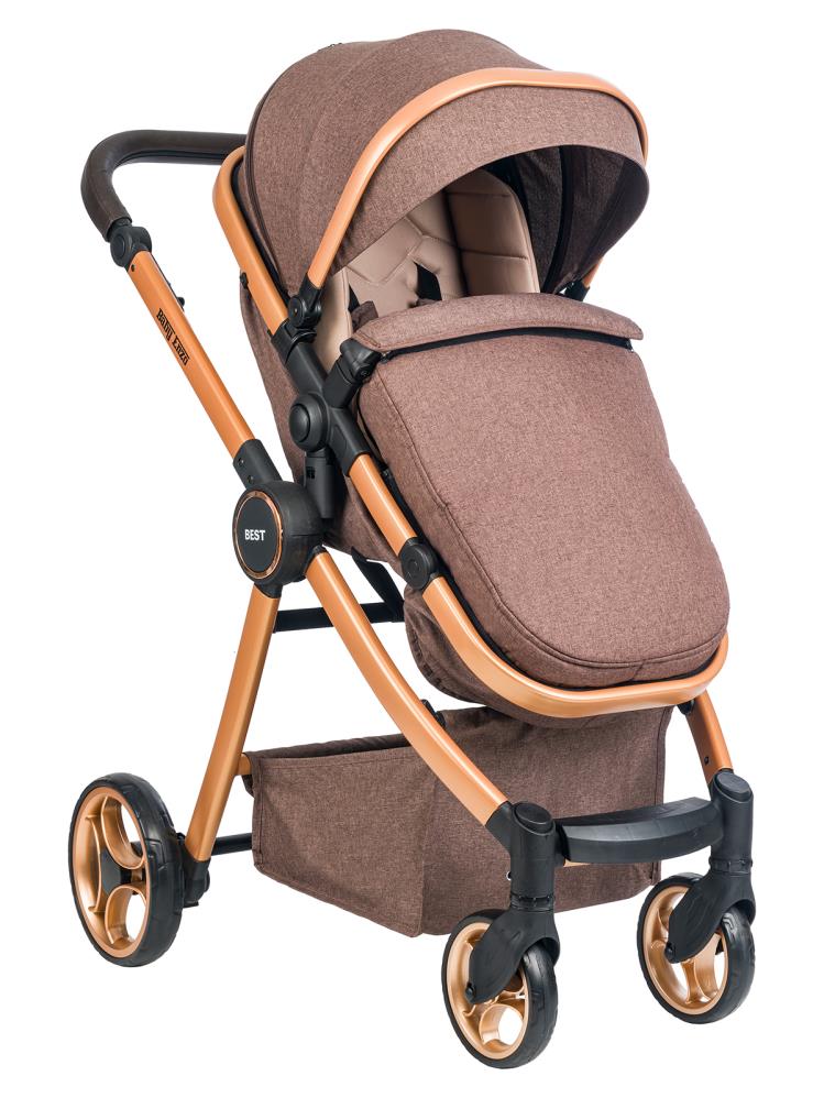 Baby Enzo Best Travel Sistem Bebek Arabası - Kahverengi
