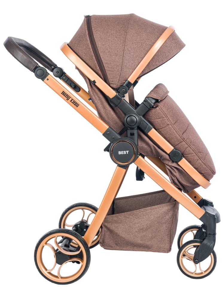Baby Enzo Best Travel Sistem Bebek Arabası - Kahverengi