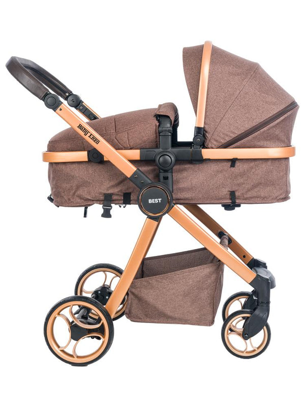 Baby Enzo Best Travel Sistem Bebek Arabası - Kahverengi