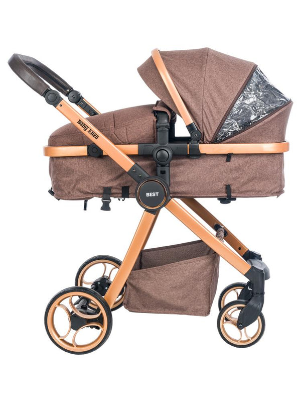Baby Enzo Best Travel Sistem Bebek Arabası - Kahverengi