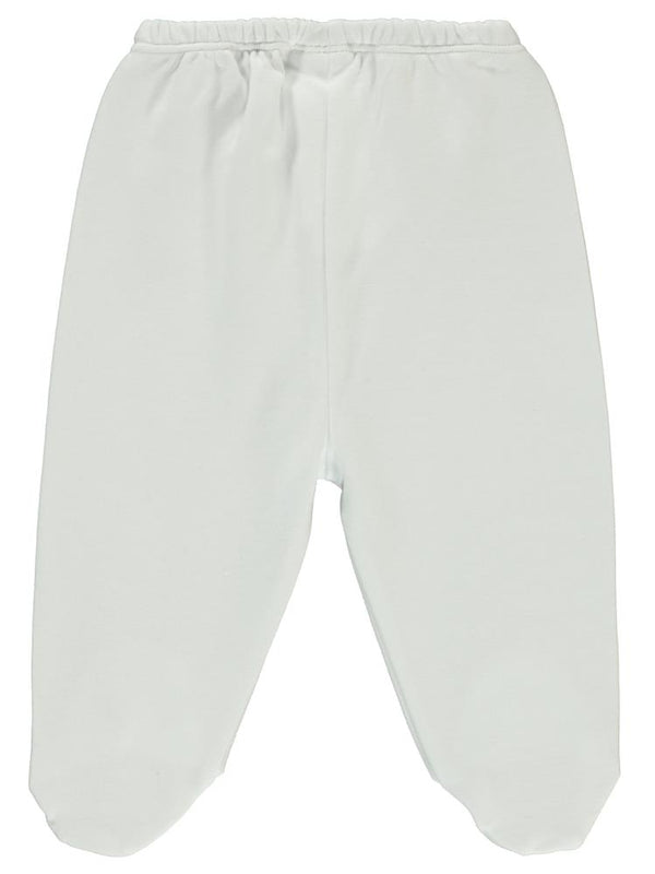 Civil Baby Beli Lastikli 0-9 Ay Unisex Patikli Tek Alt - Ekru