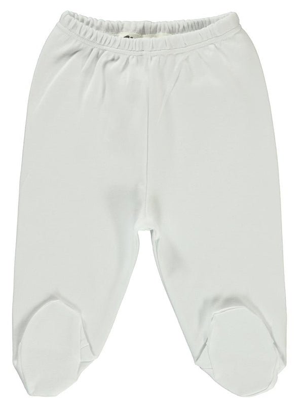 Civil Baby Beli Lastikli 0-9 Ay Unisex Patikli Tek Alt - Ekru