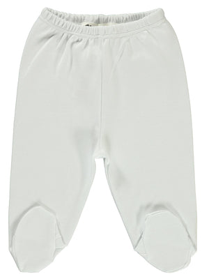 Civil Baby Beli Lastikli 0-9 Ay Unisex Patikli Tek Alt - Ekru