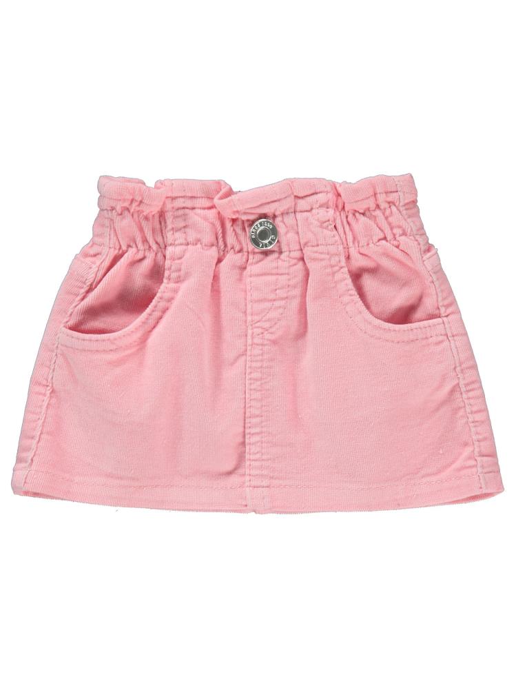 Civil Baby Bel Büzgü Lastikli Düğmeli 6-18 Ay Etek - Pembe