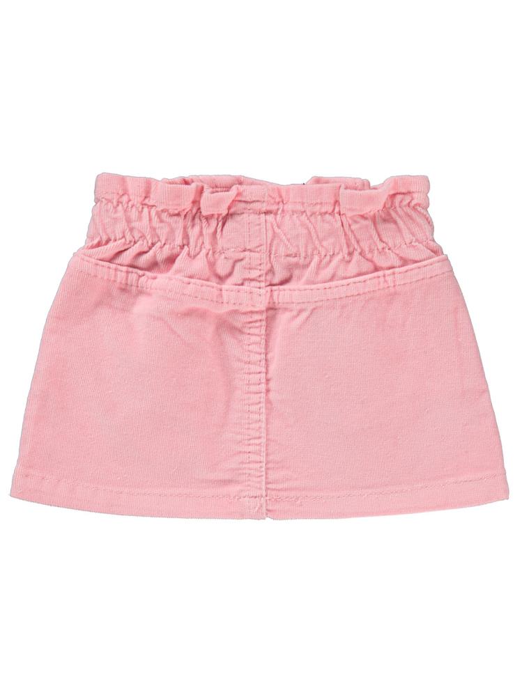 Civil Baby Bel Büzgü Lastikli Düğmeli 6-18 Ay Etek - Pembe