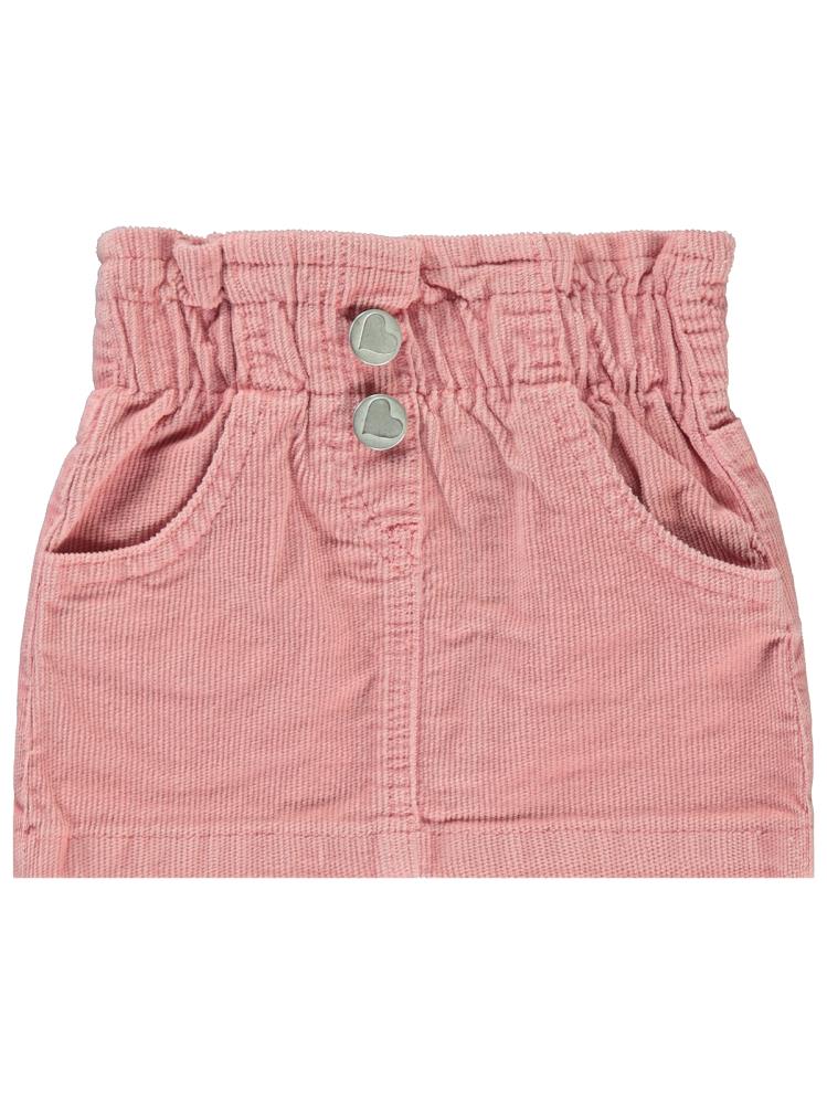 Civil Baby Bel Büzgü Lastikli Düğmeli 6-18 Ay Etek - Pembe