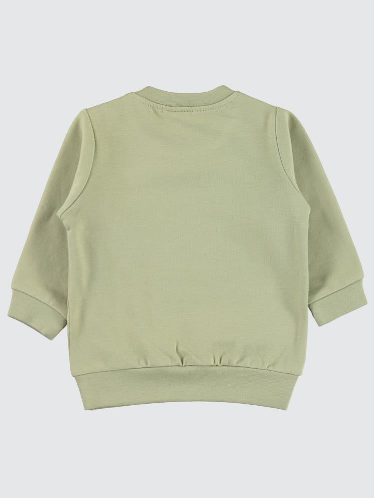 Civil Baby Düz Basic 6-18 Ay Sweatshirt - Yeşil