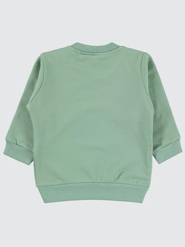 Civil Baby Düz Basic 6-18 Ay Sweatshirt - Yeşil