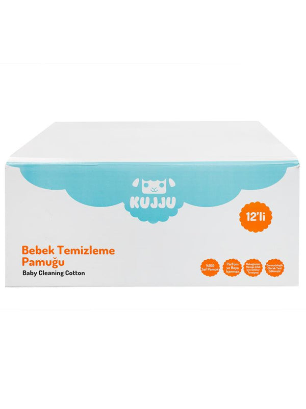 Kujju Bebek Temizleme Pamuğu 12x60 Adet