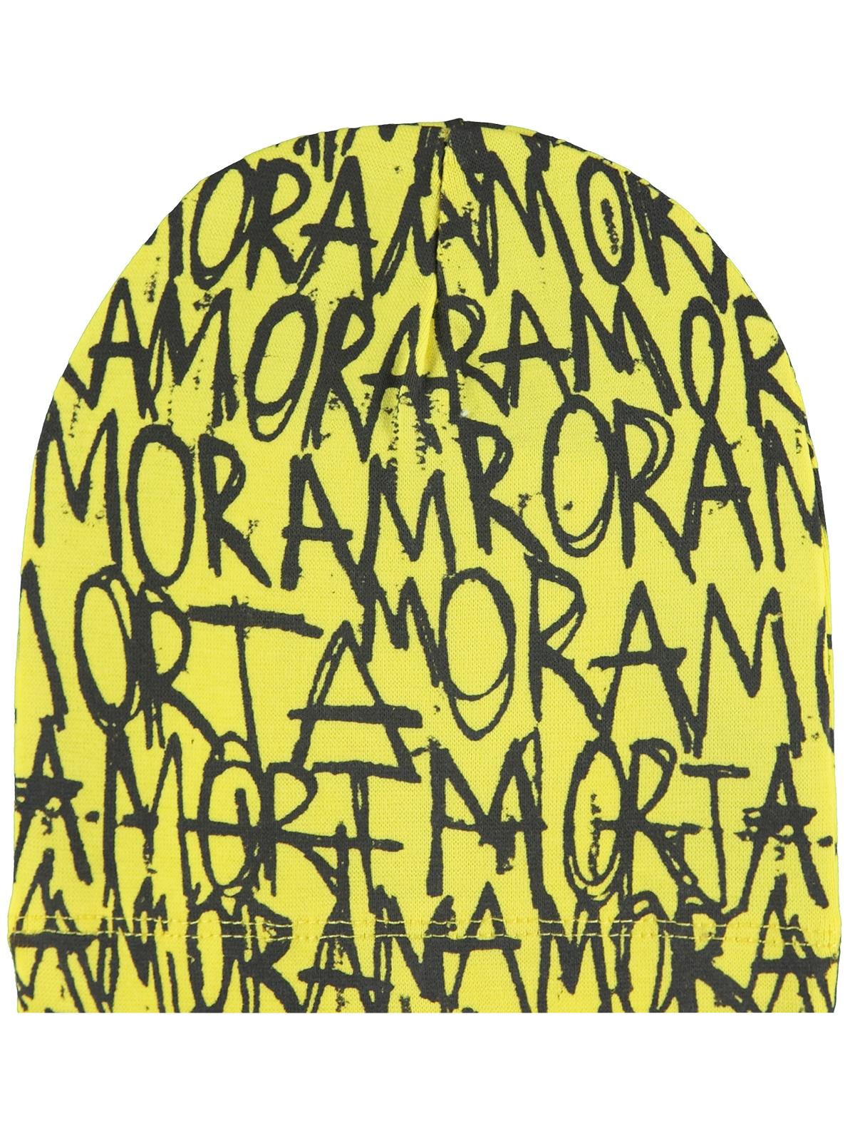 Civil Amora Yazı Desenli 2-5 Yaş Çocuk Erkek Bere - Sarı