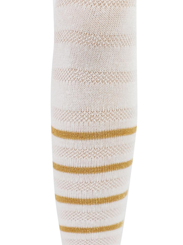 Civil Girls Fileli 3-11 Yas Kız Külotlu Çorap - Ekru