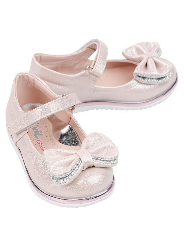 Civil Girls Fiyonklu 21-25 Numara Babet - Pudra