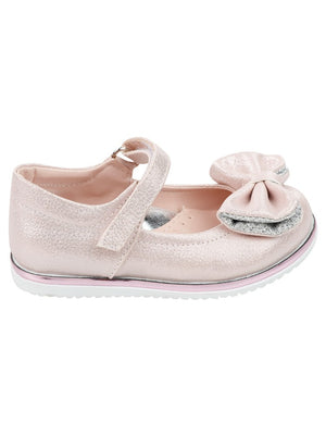 Civil Girls Fiyonklu 21-25 Numara Babet - Pudra