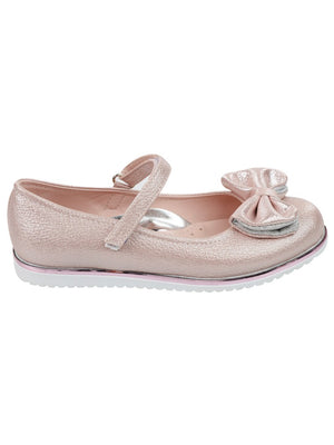 Civil Girls Fiyonklu 31-36 Numara Babet - Pudra