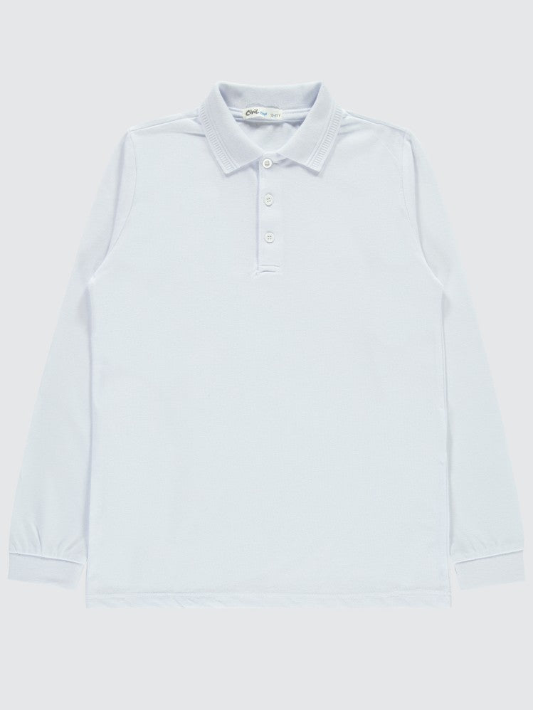 Civil Boys Basic Lakos 10-13 Yaş Sweat - Beyaz