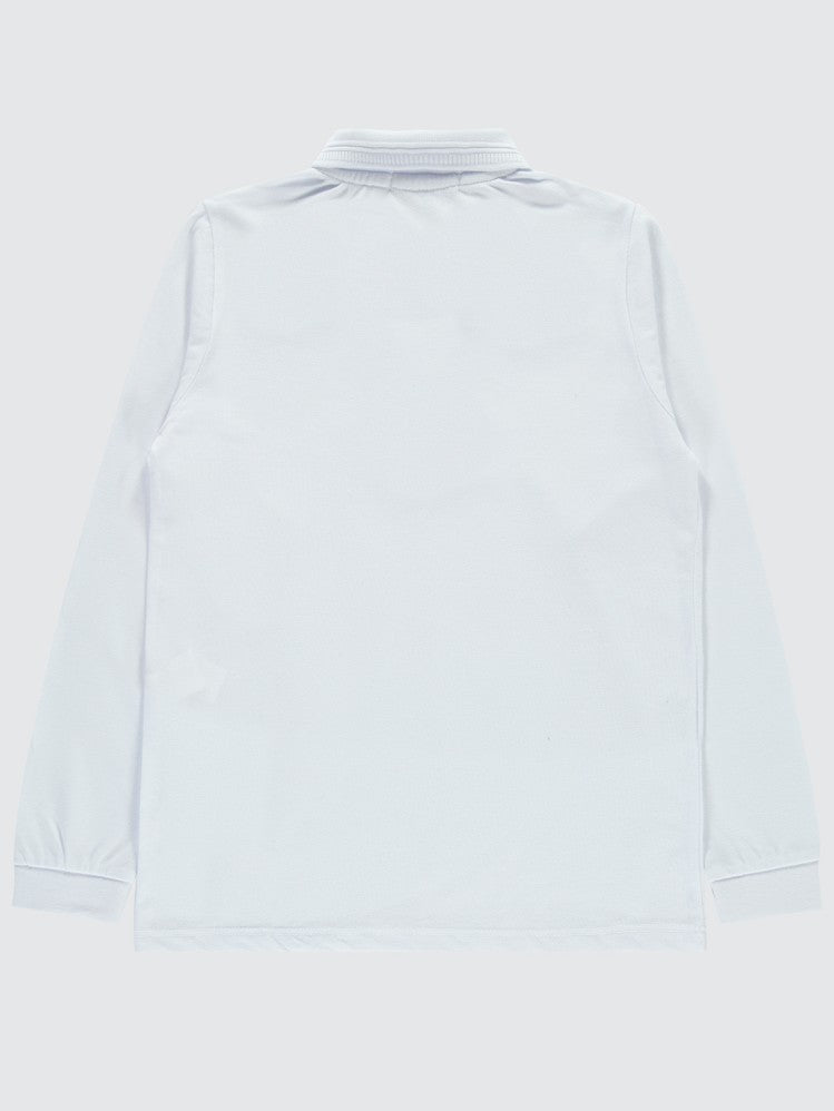 Civil Boys Basic Lakos 10-13 Yaş Sweat - Beyaz