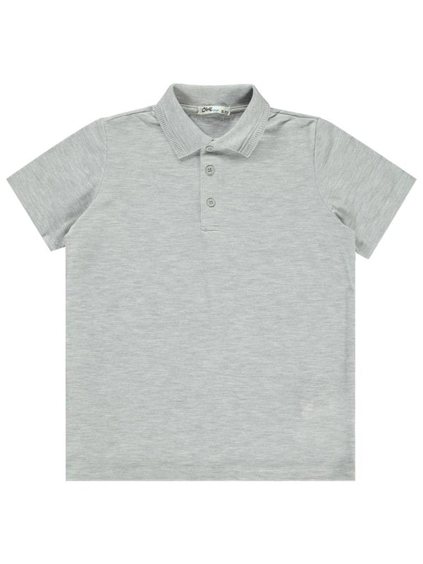 Civil Boys Basic Lakos 10-13 Yaş Tshirt - Gri