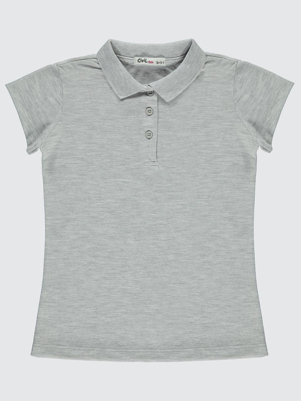 Civil Girls Basic Lakos 10-13 Yaş Badi - Gri