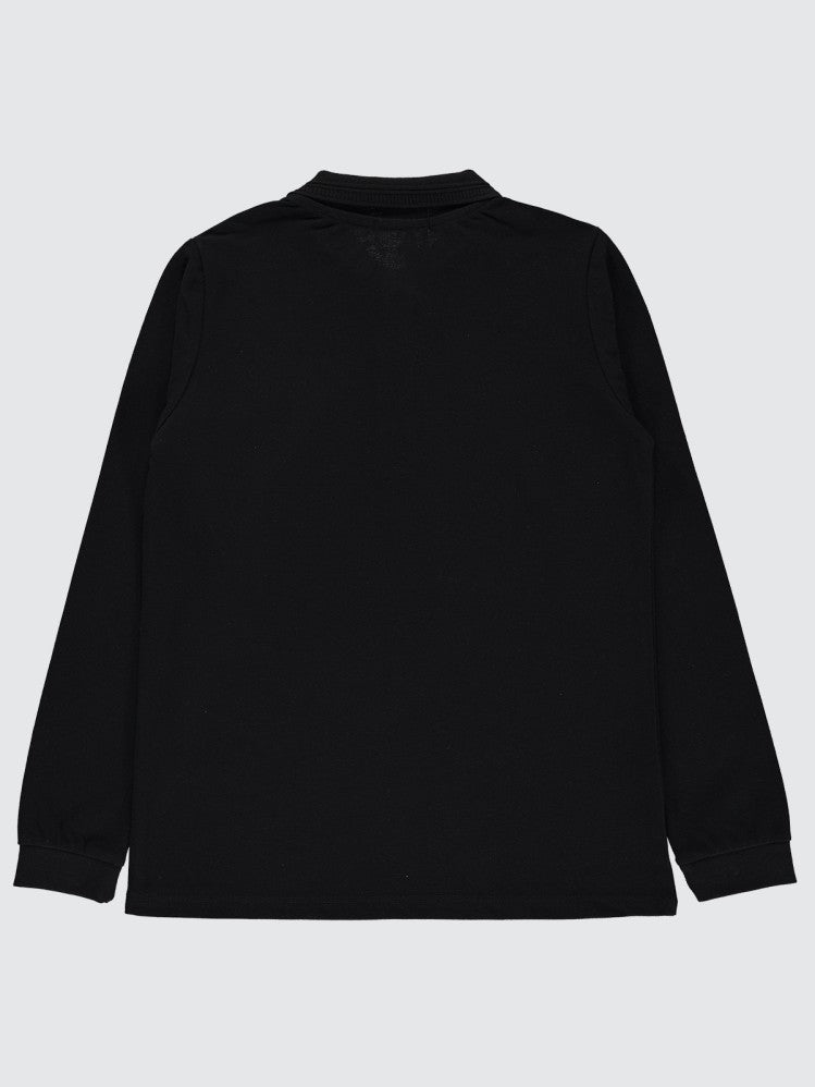Civil Boys Basic Lakos 10-13 Yaş Sweat - Siyah