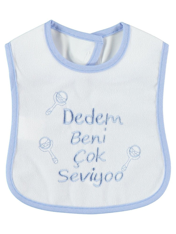 Civil Baby Bebek Mama Önlüğü  0-24 Ay - Mavi