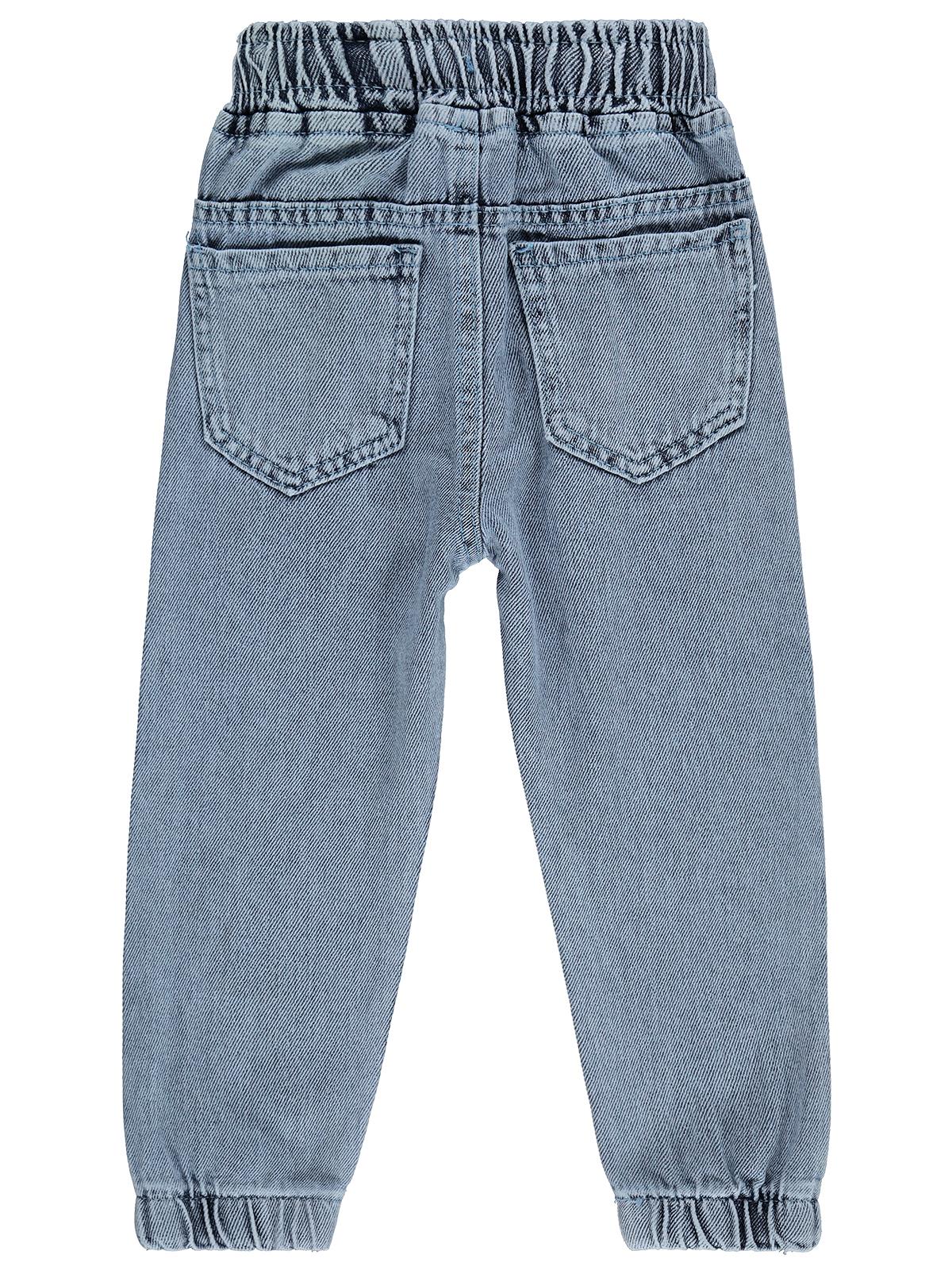 Civil Girls Kız Çocuk Jogger Pantolon | Kot | Okul Kreş ve Günlük Kullanım - Mavi