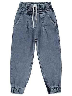 Kız Çocuk Jogger 2-5 Yaş Pantolon Buz Mavisi
