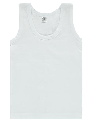 Civil Boys Süprem Askılı 2-12 Yaş Erkek Atlet - Beyaz