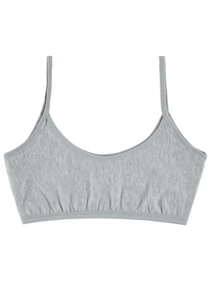 Civil Girls 8-14 Yaş Alıştırma Sütyeni - Gri