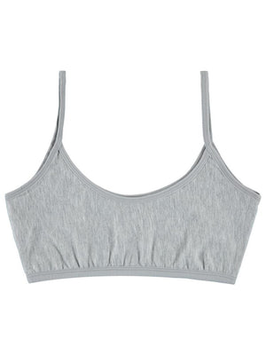 Civil Girls 8-14 Yaş Alıştırma Sütyeni - Gri