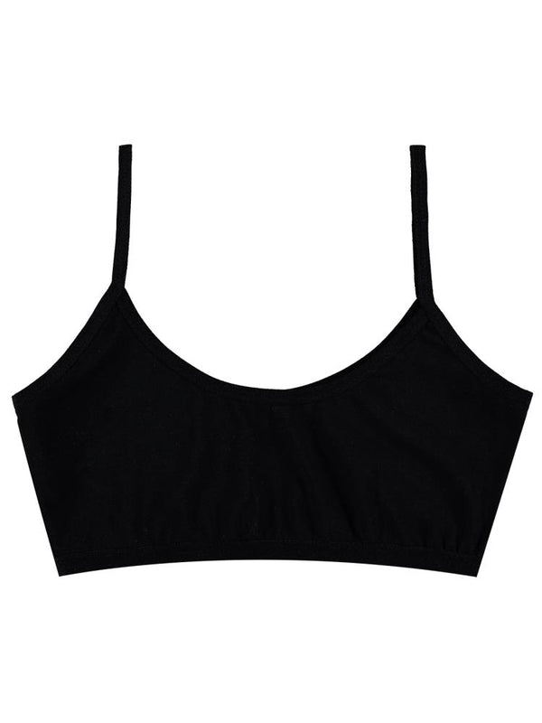 Civil Girls 8-14 Yaş Alıştırma Sütyeni - Siyah