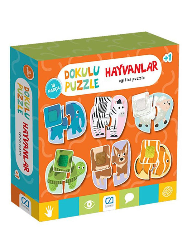 Oyuncak Dokulu Puzzle Hayvanlar