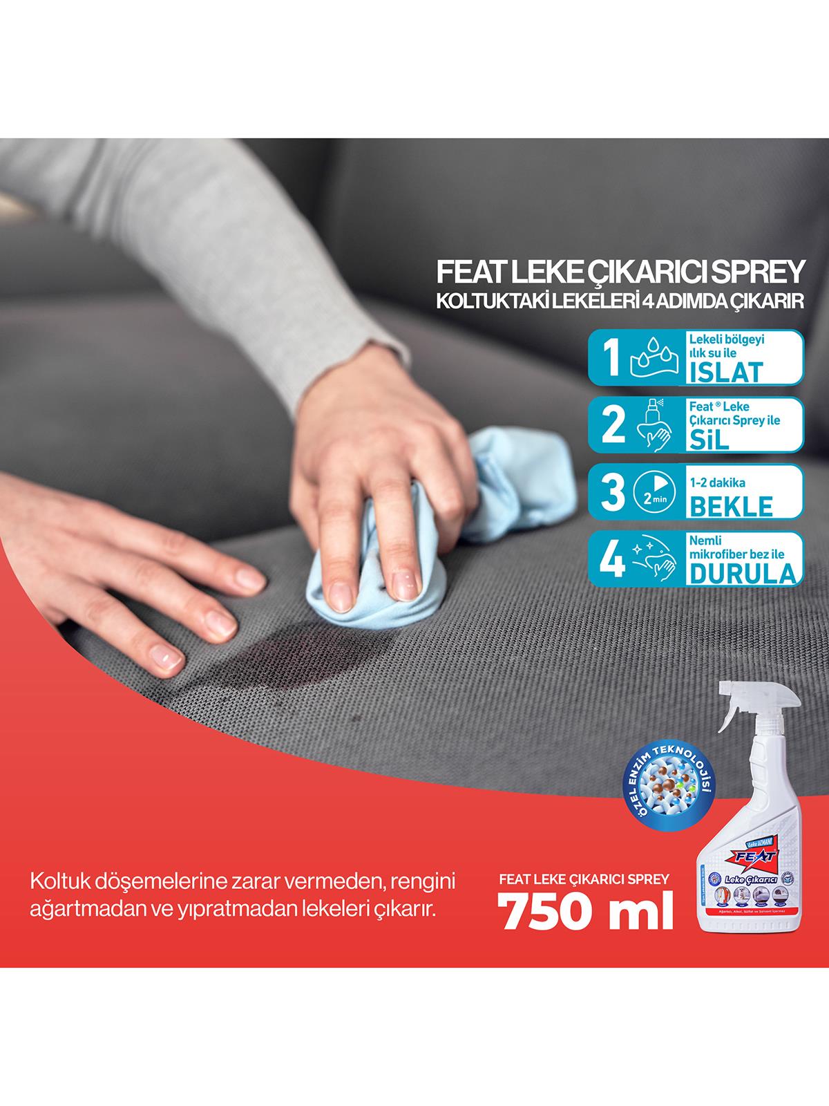Feat Leke Çıkarıcı Sprey 750 ml