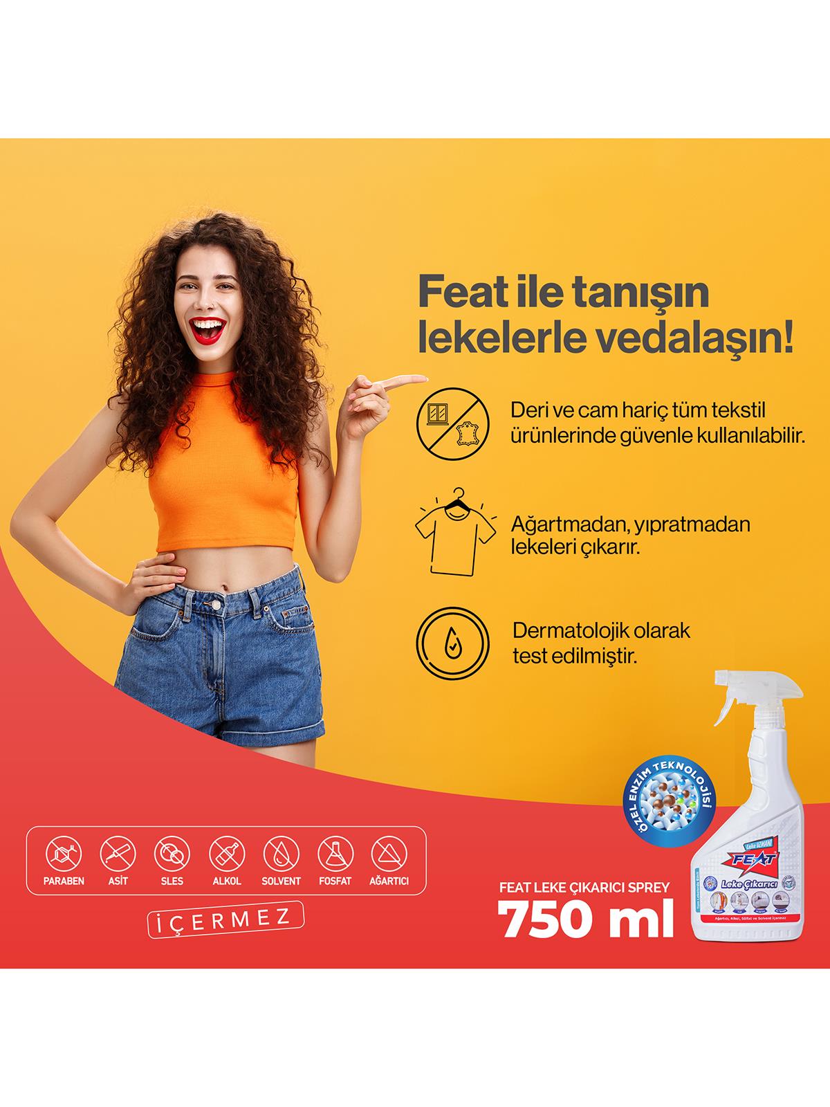 Feat Leke Çıkarıcı Sprey 750 ml