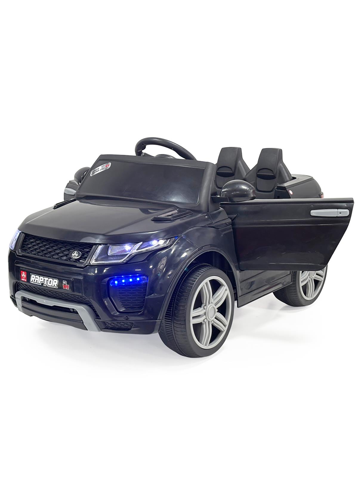 Akar Oyuncak Raptor Akülü Araba Uzaktan Kumandalı 4X2 - 12 Volt - Siyah