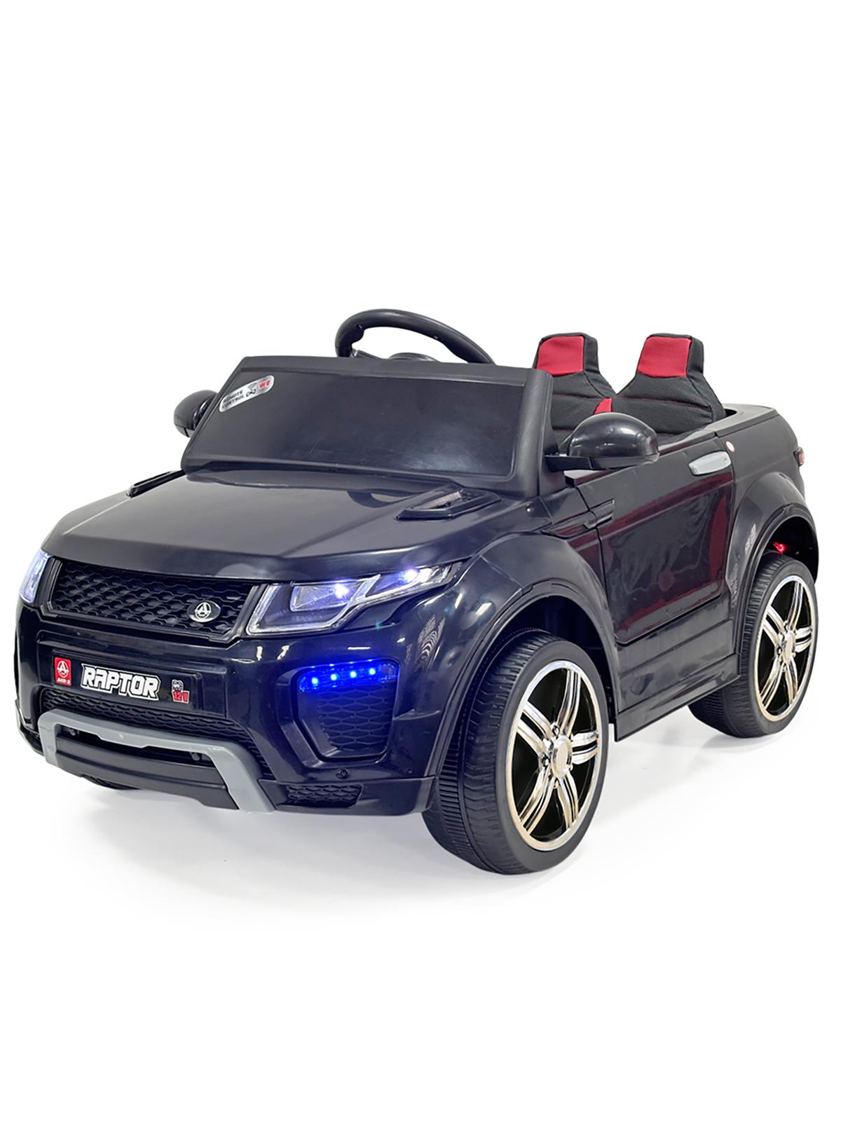 Akar Oyuncak Raptor Akülü Araba Uzaktan Kumandalı 4X2 - 12 Volt - Siyah