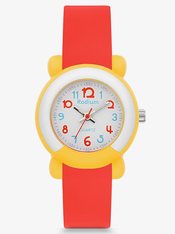 Rodium Analog Su Geçirmez Kol Saati - Kırmızı
