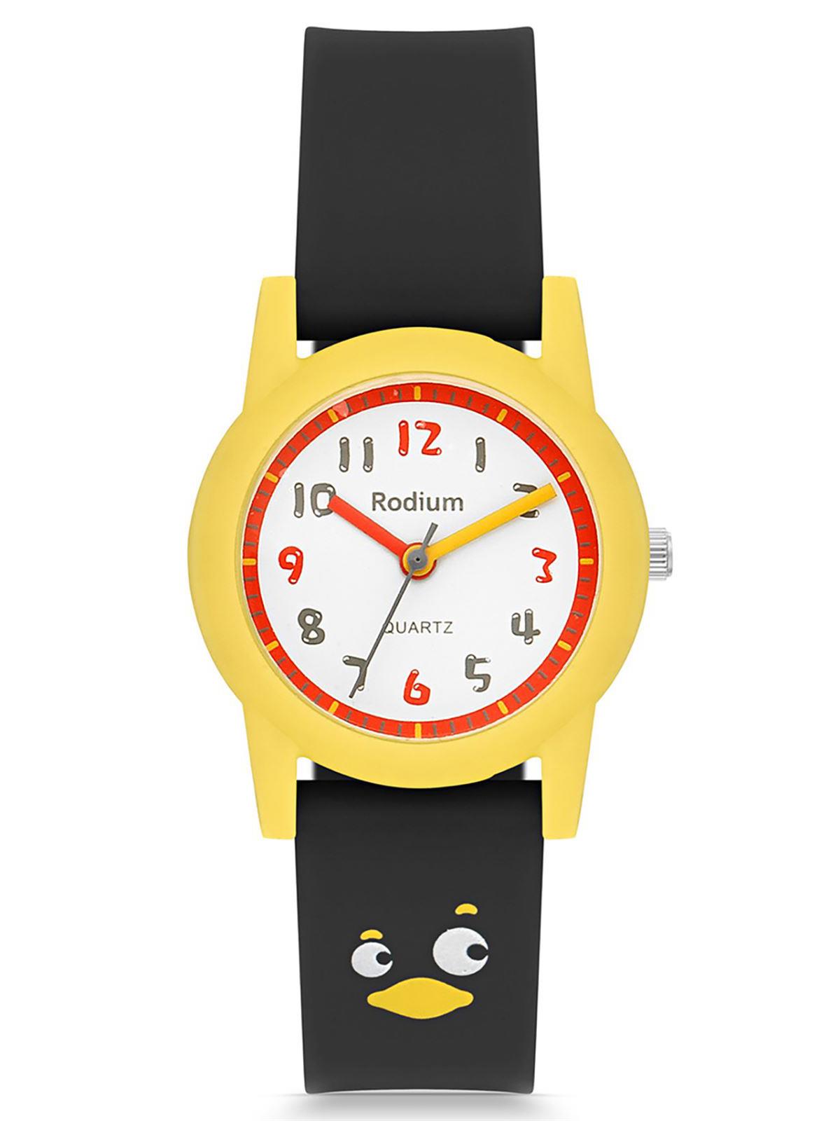 Rodium Analog Su Geçirmez Kol Saati - Siyah