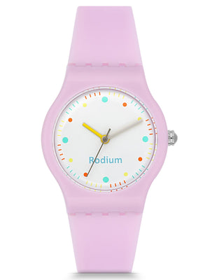 Rodium Analog Çocuk Kol Saati  - Pembe