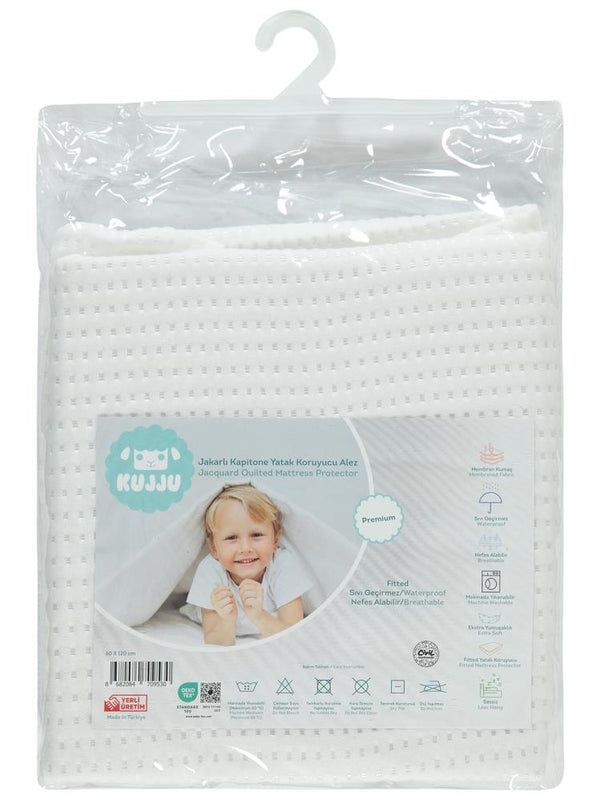 Kujju Jakarlı Yatak Koruyucu Alez 90x140