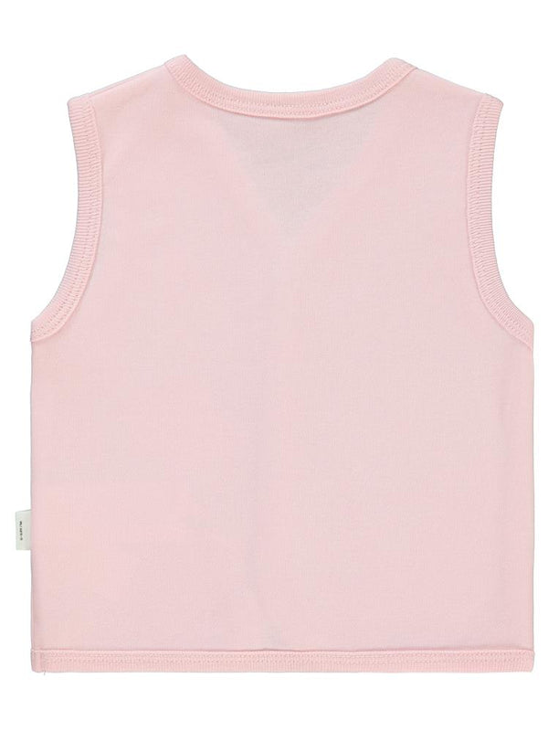 Civil Baby İnterlok Gökyüzü Baskı 6-18 Ay Unisex Yelek - Pembe