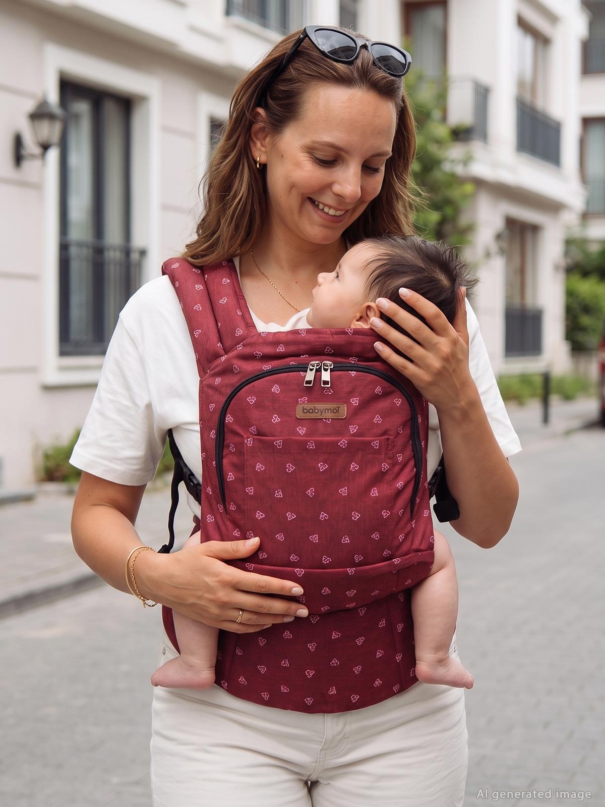 Babymol Exclusive Kanguru - Bordo